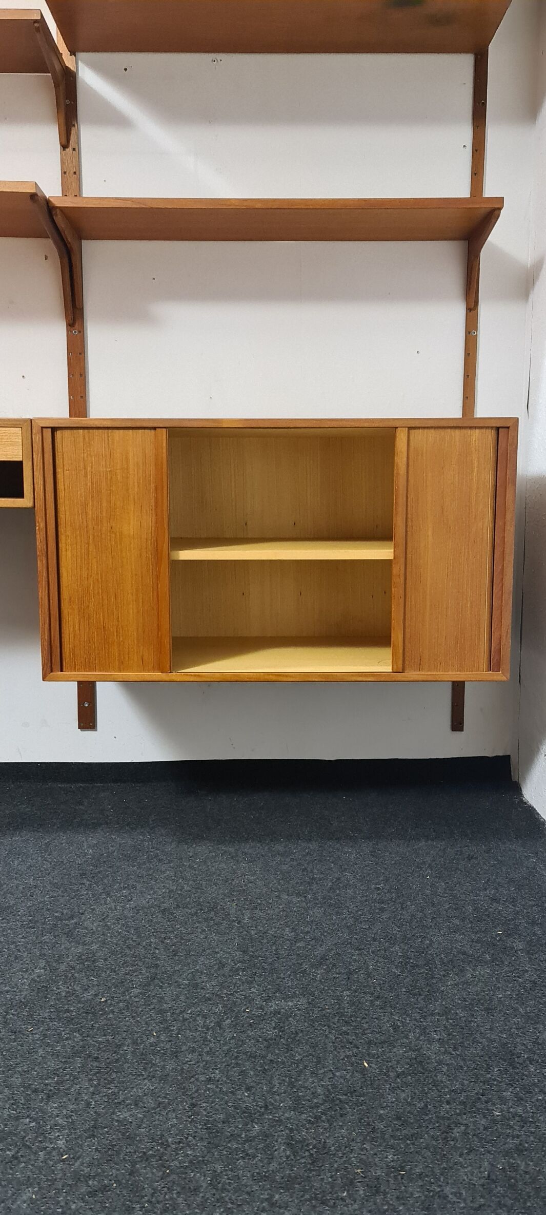 Vintage teak wall unit by HG mobel Denmark