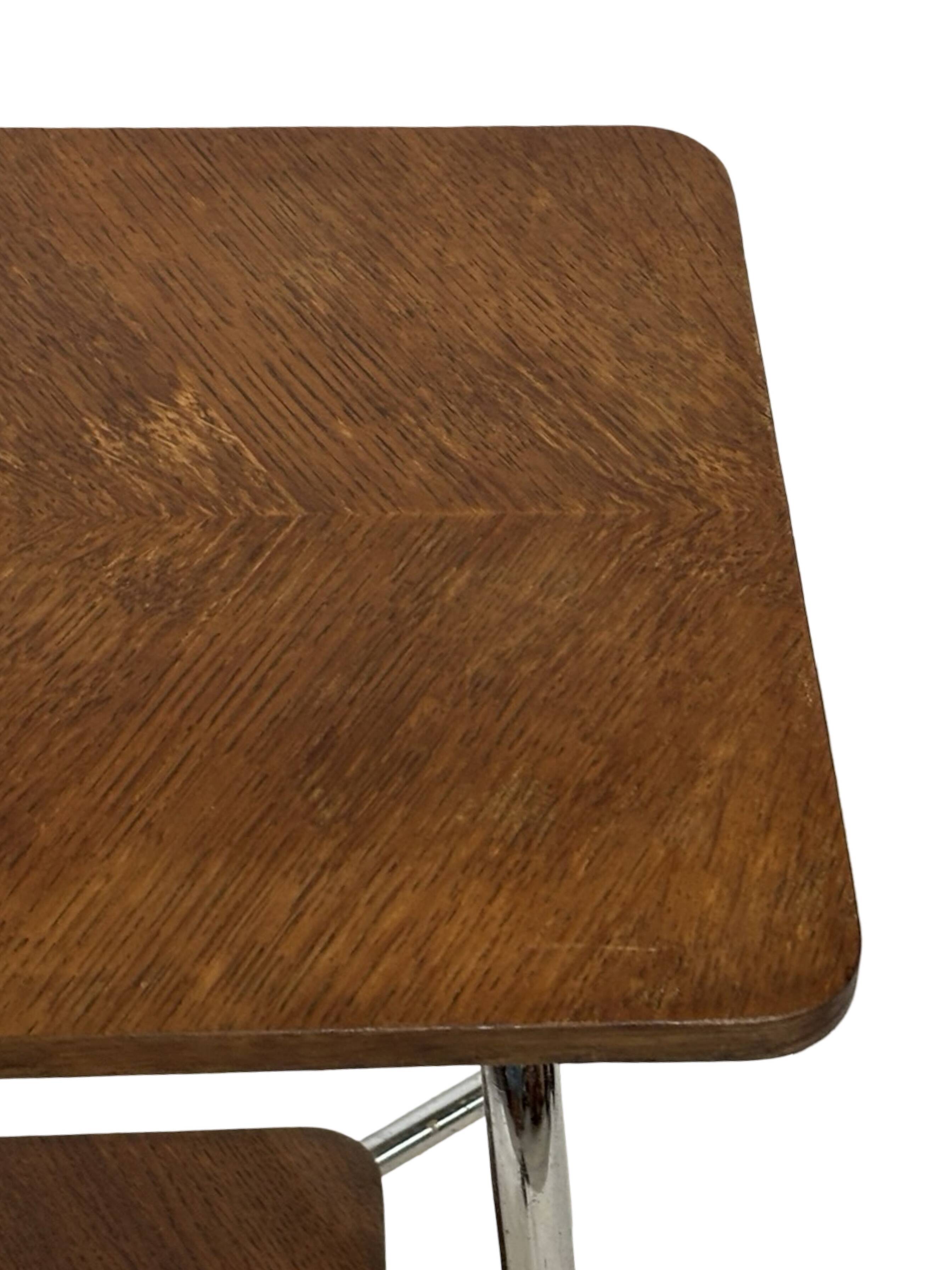 Vintage Art Deco / Bauhaus Style Side Table 60s