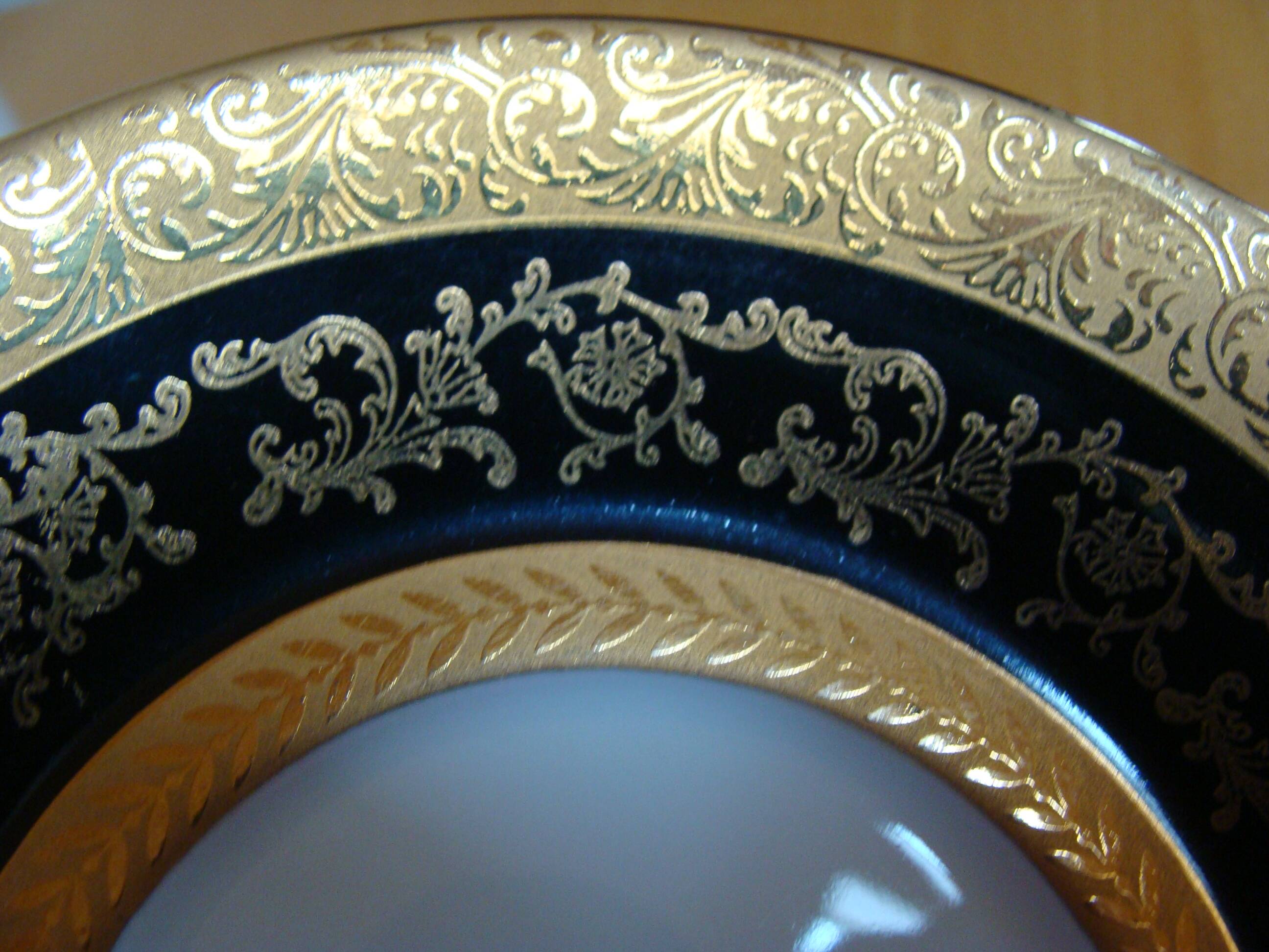 Limoges / Napoleon III cup and saucer