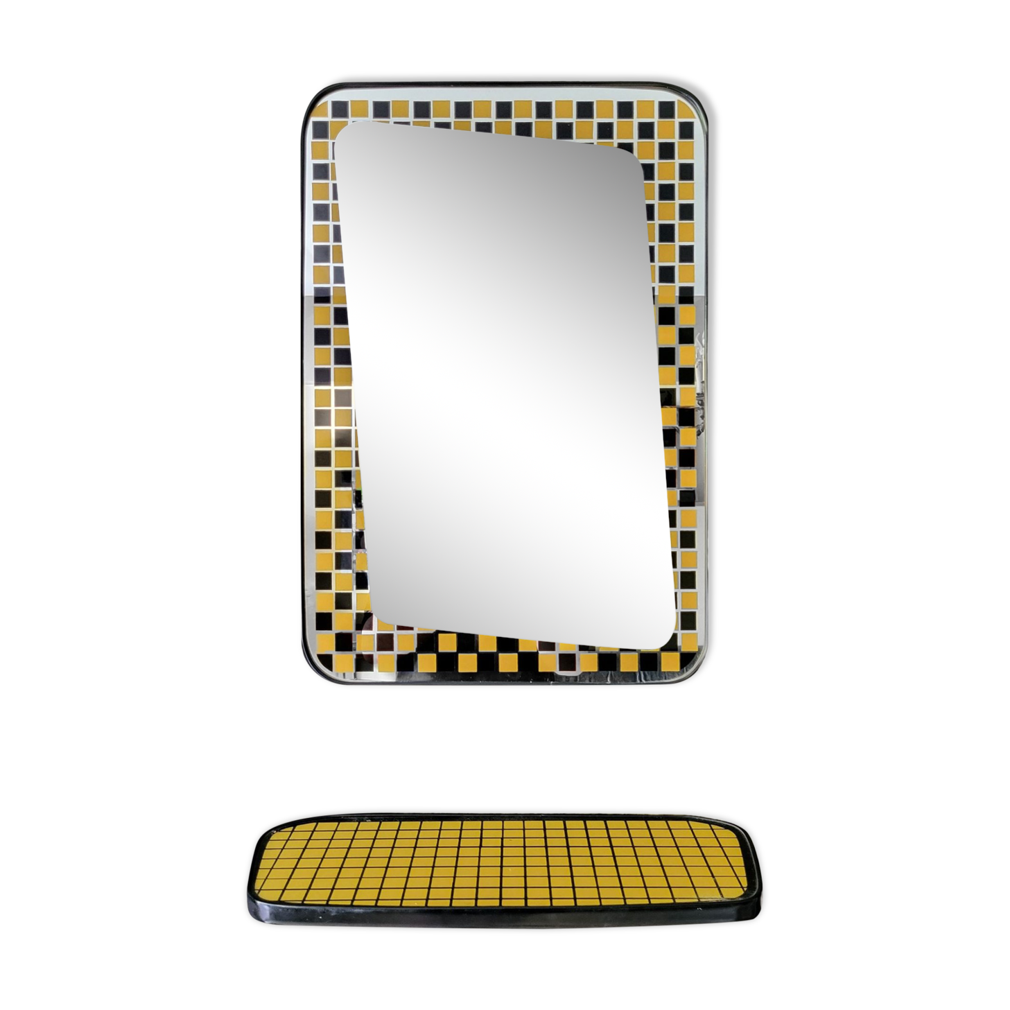 Vintage mirror & tablet 50'60'
