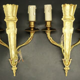 Paire d'appliques au carquois de style Louis XVI