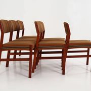 Set of six teak chairs, Danish design, 1970s, production: Denmark