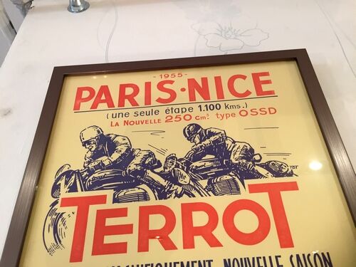 Terrot poster 1955 Paris Nice
