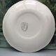 Lots of 6 flat plates model embrun, with floral motifs. Stamped Salins France