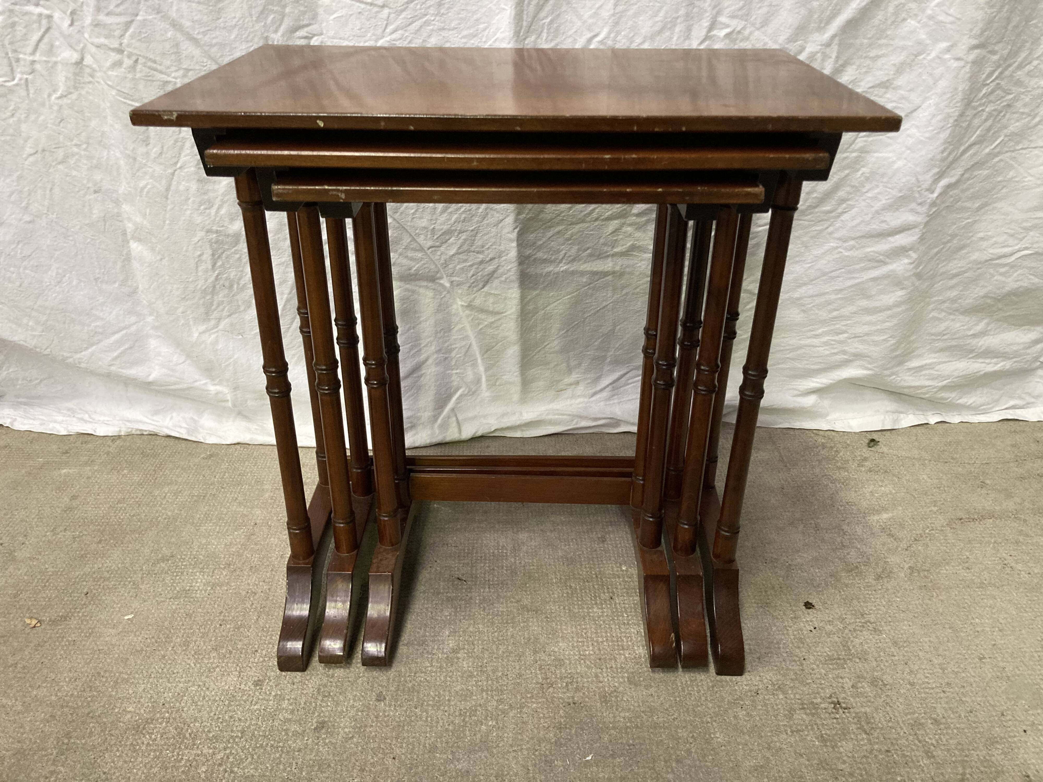 Cherry trundle tables