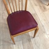 Série 6 chaises vintages style scandinave
