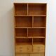 Mid century wall unit with open bookcase