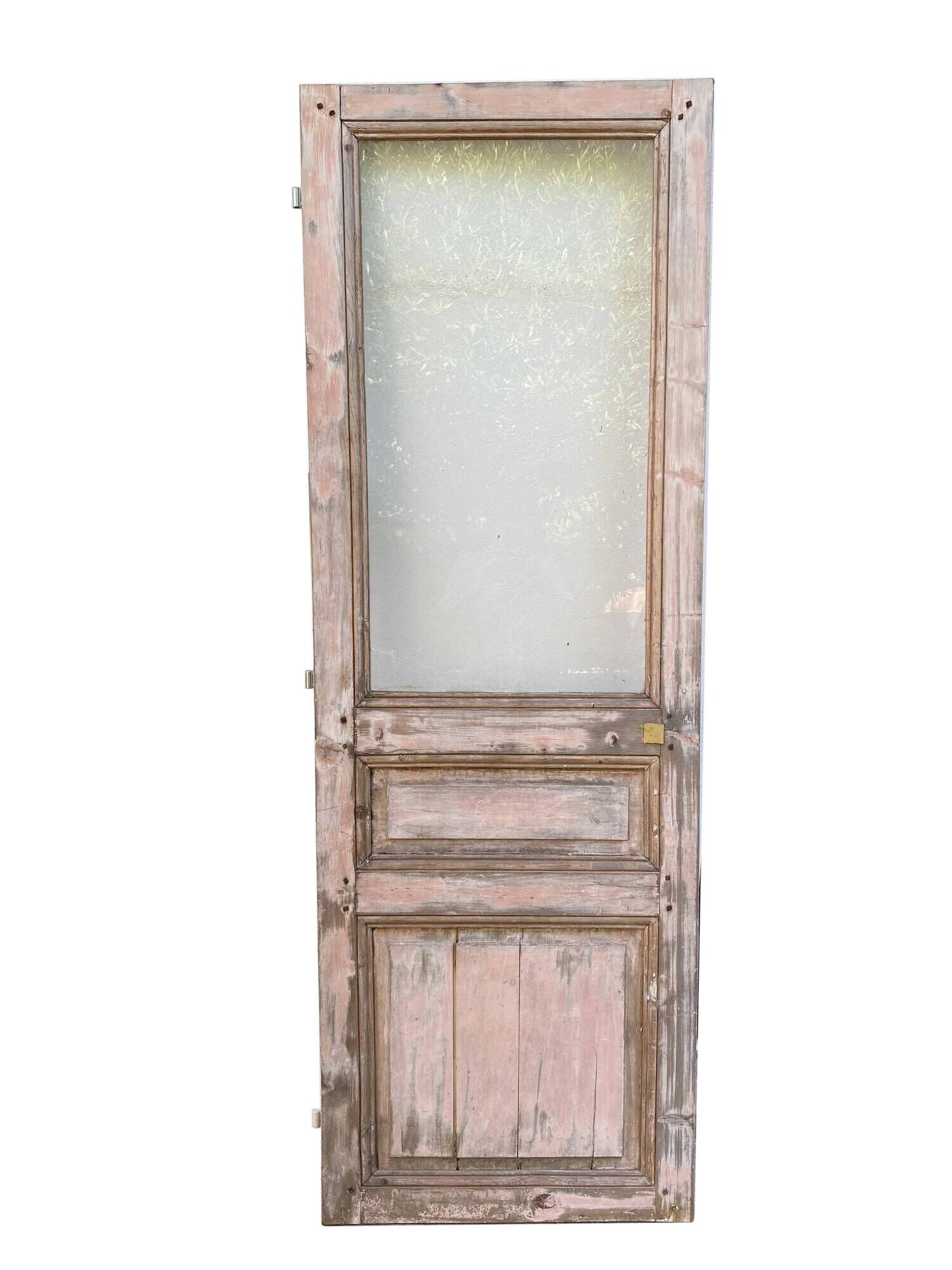 old glass door