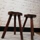 Brutalist tripod stools