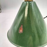 Suspension cone enamelled sheet metal