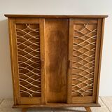 Vintage doll cabinet