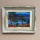 Original Danish Oil on Panel “Forest Motif” by Ivan Joern, Vintage 35×45cm