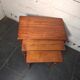 Nest of tables in cherry wood