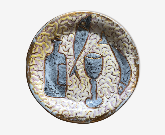 Empty pocket ceramic handmade naïve art