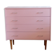 Commode vintage rose