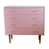 Pink vintage dresser