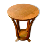 Small pedestal table art deco