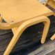 Pair of vintage children's chairs, curved wood circa 1950/1950