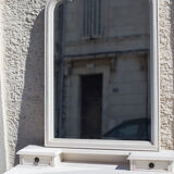 Italian mirror bevelled glass 68x107cm