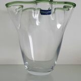 Villeroy and Boch glass and crystal corolla vase