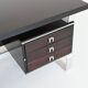 Bureau d'angle de direction Abbondinterni en acajou, Italie, 1970