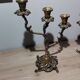 Pair of bronze candlesticks