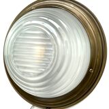 Holophane wall lamp or ceiling lamp 1920 diameter 30 cm depth 10 cm