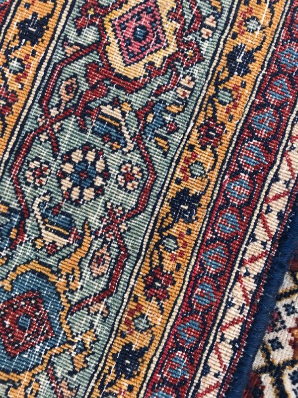 Former carpet Persian Tabriz Senneh baft done hand 140 X 212 CM