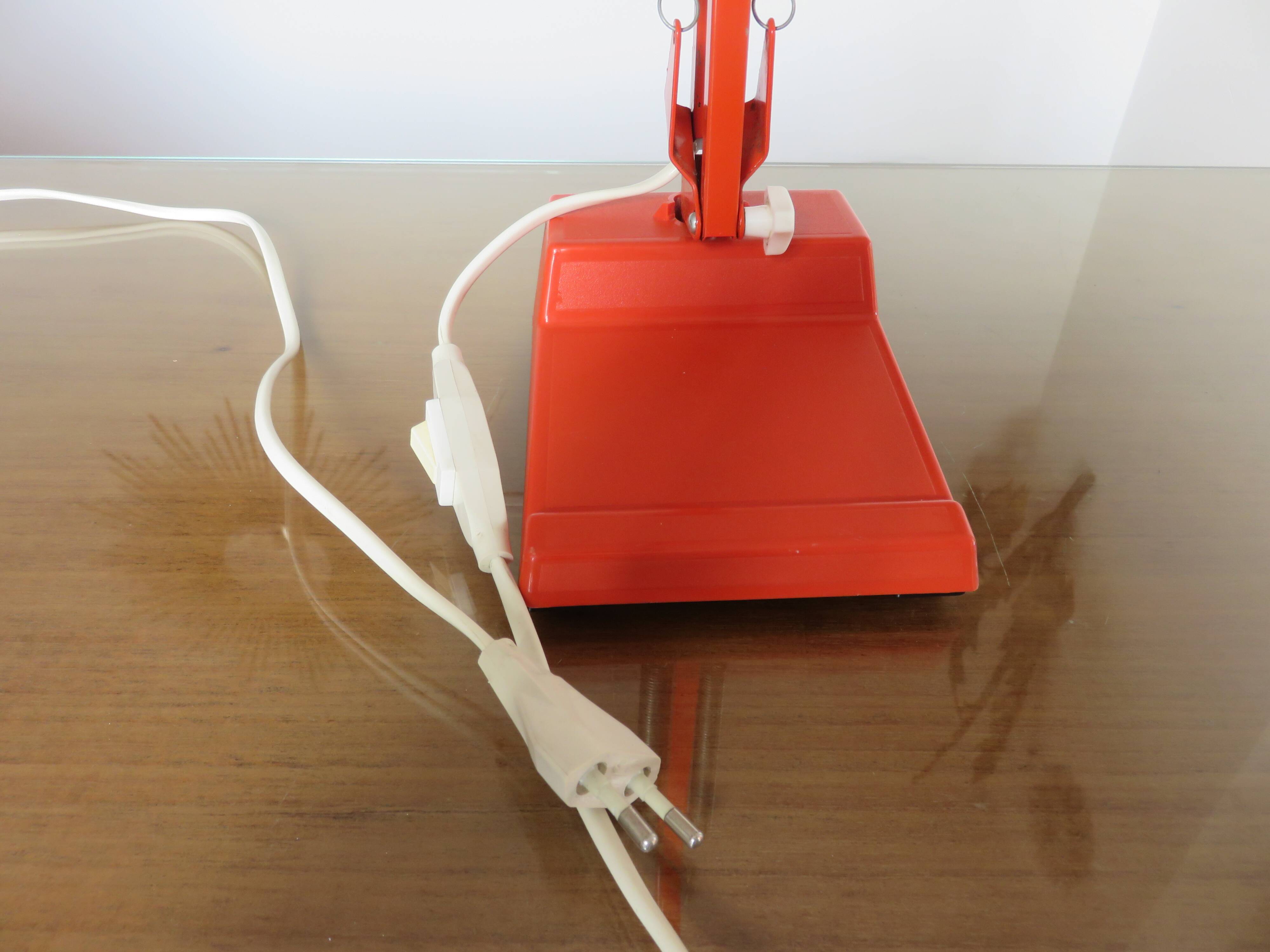 Swedish articulated lamp Ledu model 3842 60s 70s