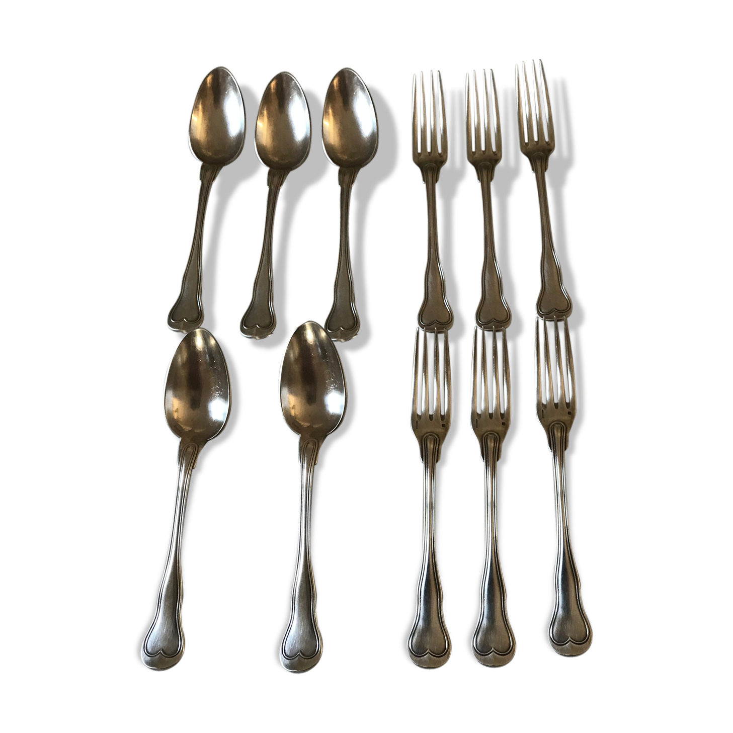 11 Lejeune silver metal covers