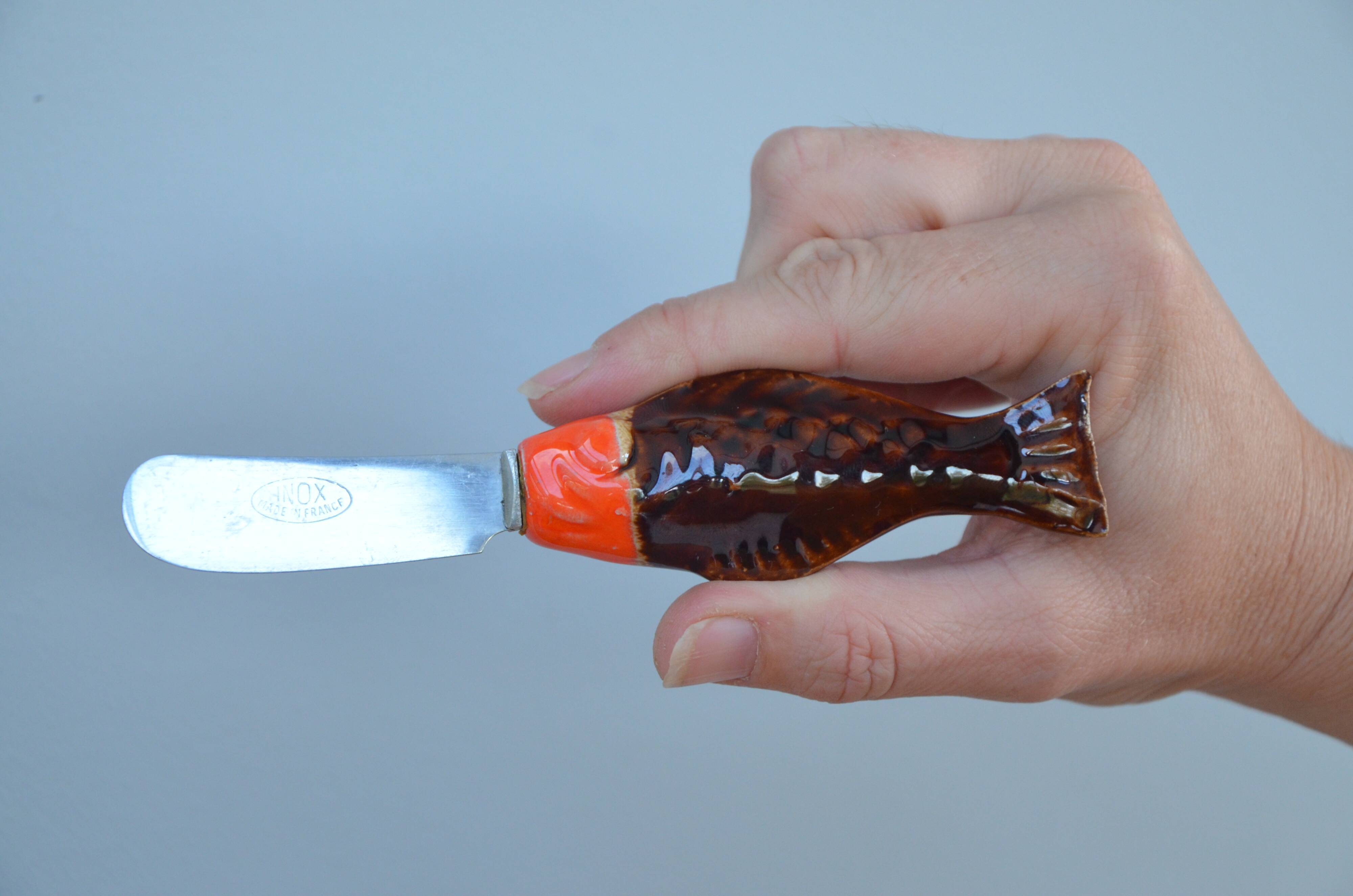 Vallauris style butter dish