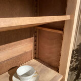 Bibus shelving practical console!! Raw walnut/ adjustable shelves