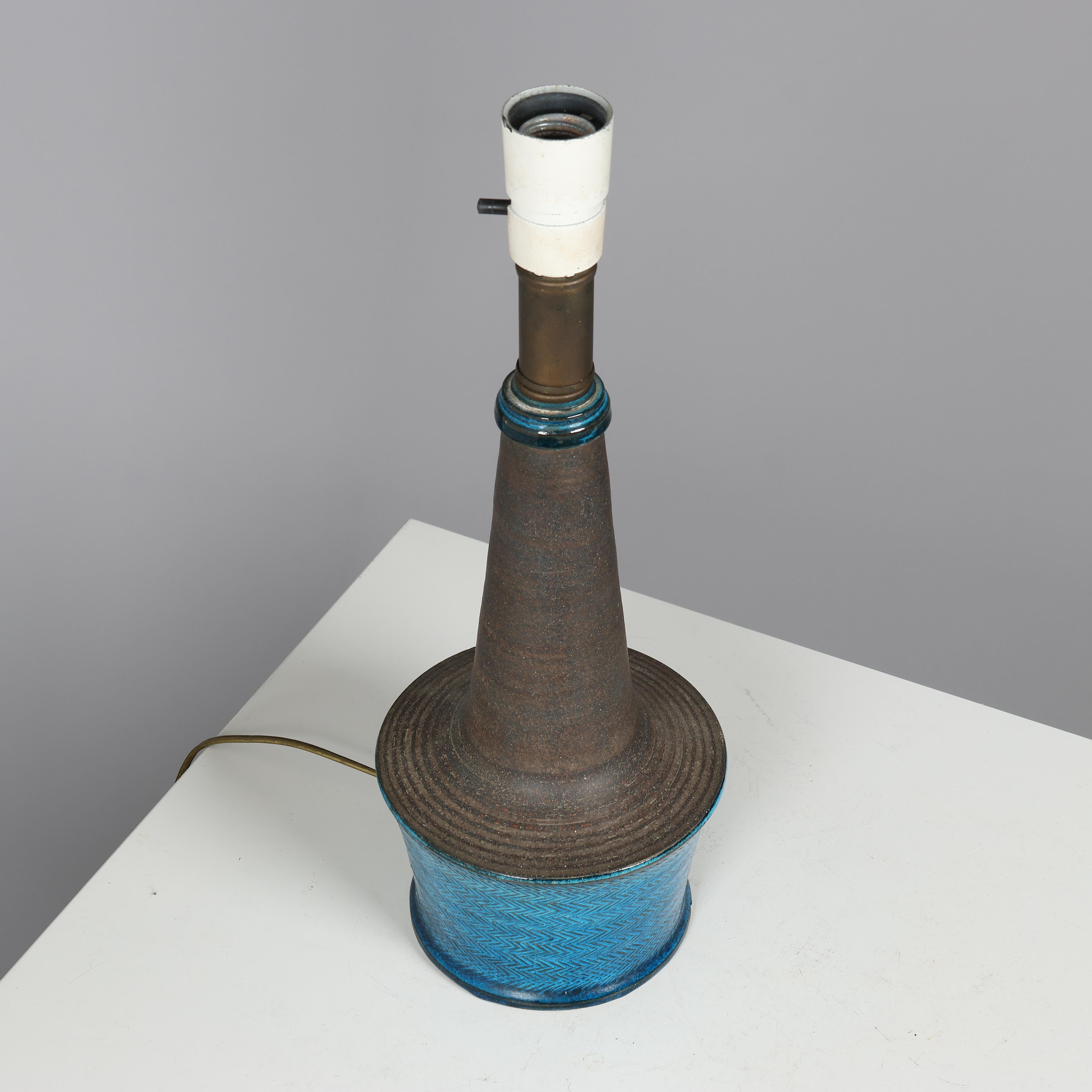 Nils Kahler table lamp made in Næstved, Denmark 1960