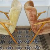 Lot of 2 Wing chairs chair Zig Zag