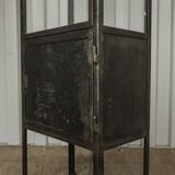 Vintage industrial dentist cabinet - metal glass cabinet
