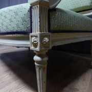 Louis XVI style lacquered sofa