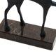 Etruscan Greek horse sculpture in bronze, 1950s