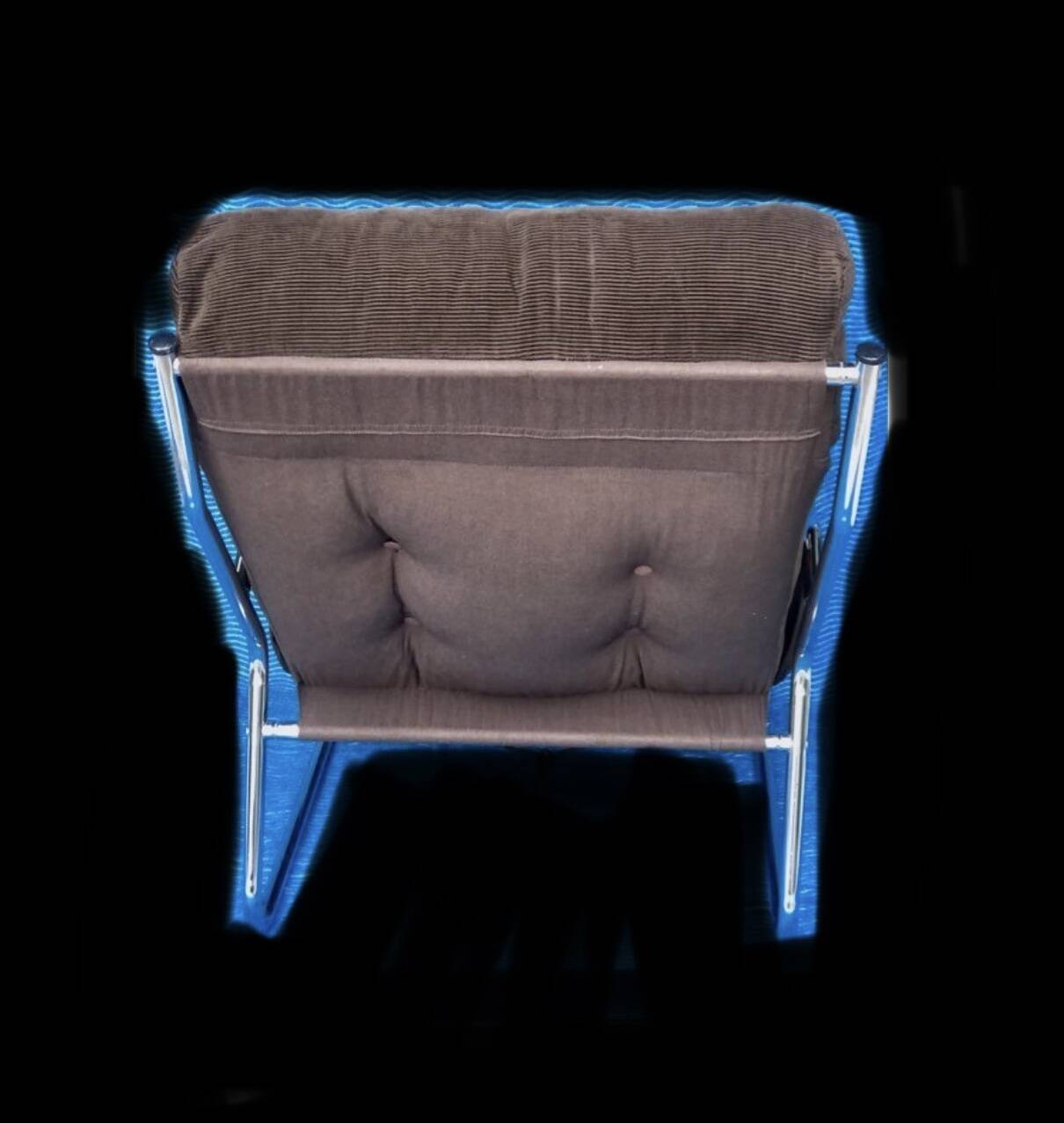 Vintage IKEA chrome armchair