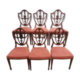 6 Directoire chairs