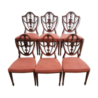 6 Directoire chairs