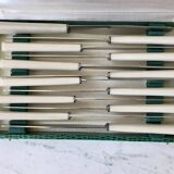 set of 12 bakelite knives from the 60s