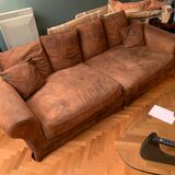 Macassar fabric sofa