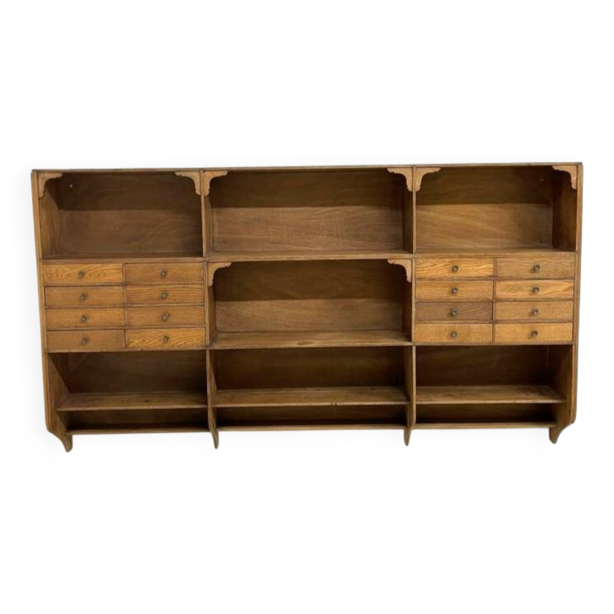 16-drawer wall-mounted craft cabinet