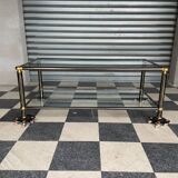 Table basse en verre vintage