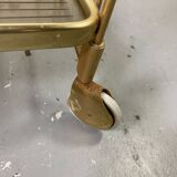 Vintage rolling golden folding service
