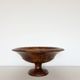 Fruit bowl on a turned wooden pedestal – Wood burl