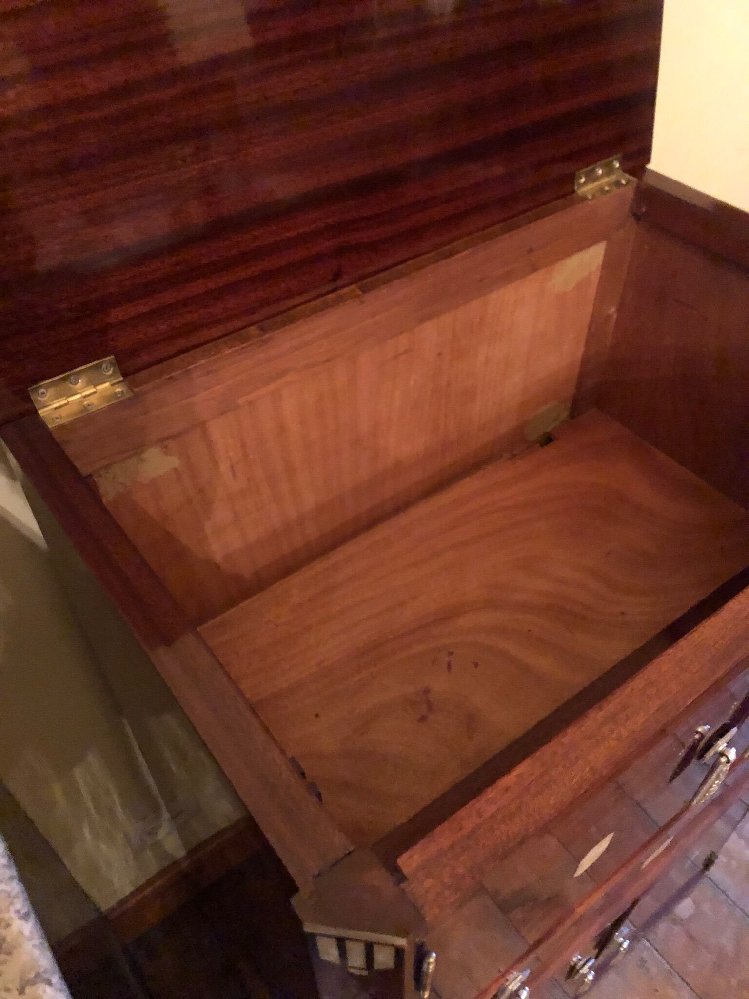 Art deco bar cabinet