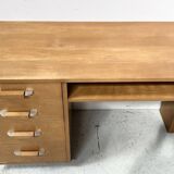 20th century maple veneer style desk