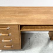 Bureau de style en placage de bois d'érable XX siècle