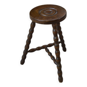 Stool in the style of Charles Dudouyt, 1960s